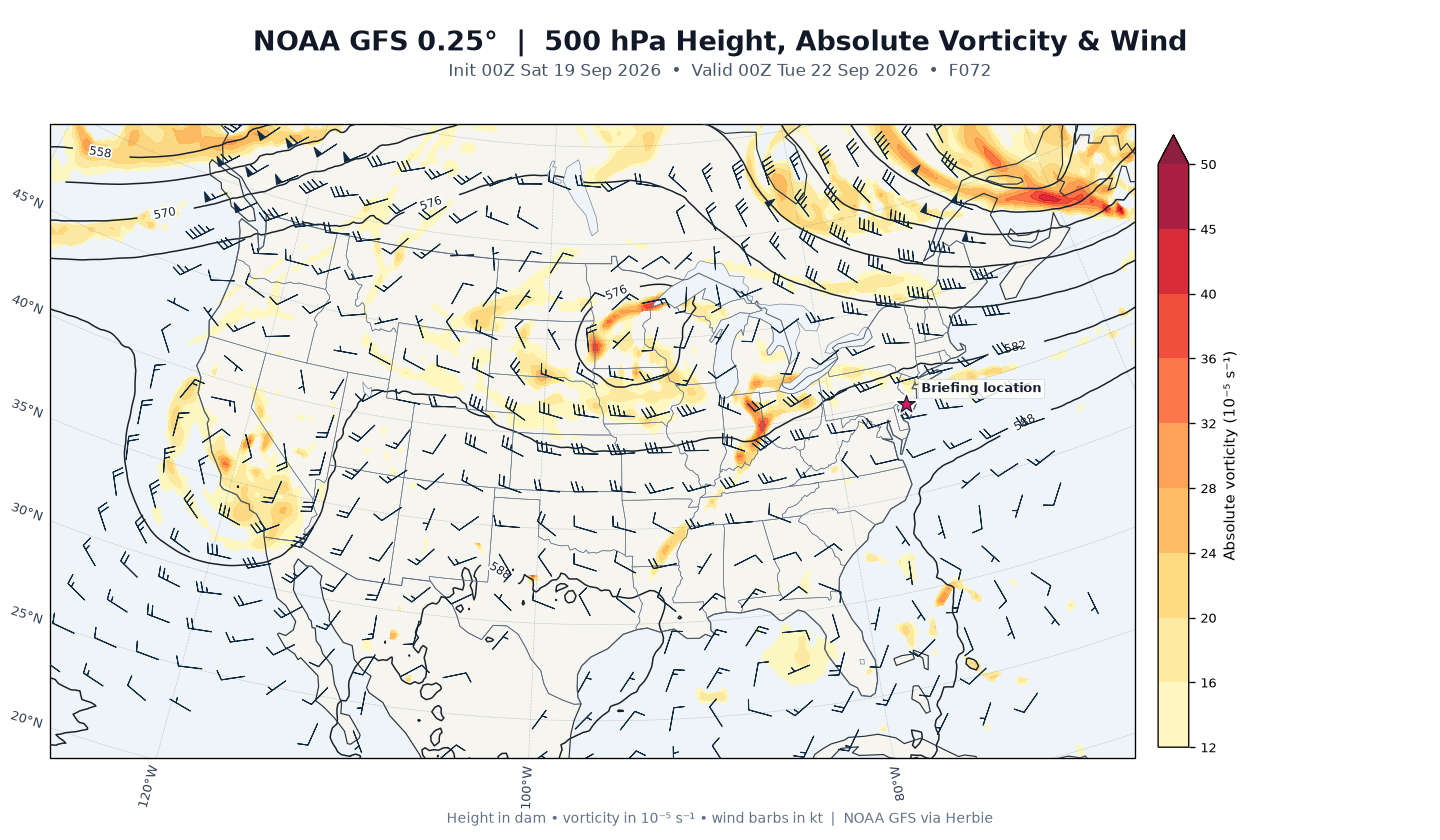 GFS 500-mb day 3 guidance
